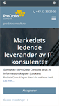 Mobile Screenshot of prodataconsult.no