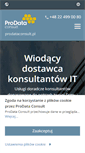 Mobile Screenshot of prodataconsult.pl